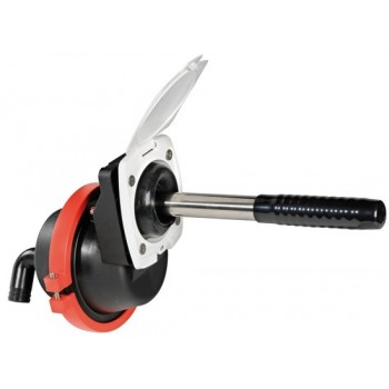 Pompa a mano a scomparsa dietro paratia